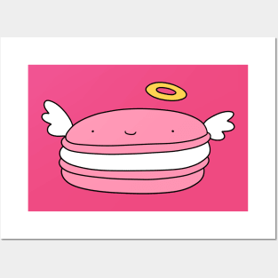 Pink Macaroon Angel Posters and Art